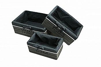 Подарочная коробка деревянная прямоуг. сред, 19081-4