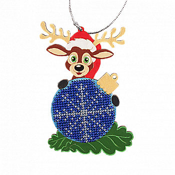 Набір для вишивання бісером по дереву "Оленятко", FLK-003 Набір для вишивання бісером по дереву "Оленятко", FLK-003