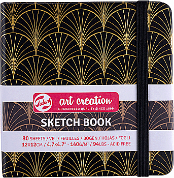Блокнот для графіки Talens Art Creation 140 г/м², 12*12 см, 80 арк, Art deco, Royal Talens Блокнот для графіки Talens Art Creation 140 г/м², 12*12 см, 80 арк, Art deco, Royal Talens