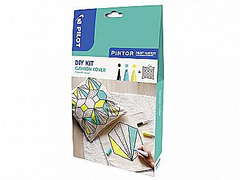 Набір для творчості "Pintor Diy kits Cushion Cover" (декор. наволочка + 3 маркери), Pilot, 40.110 Набір для творчості "Pintor Diy kits Cushion Cover" (декор. наволочка + 3 маркери), Pilot, 40.110