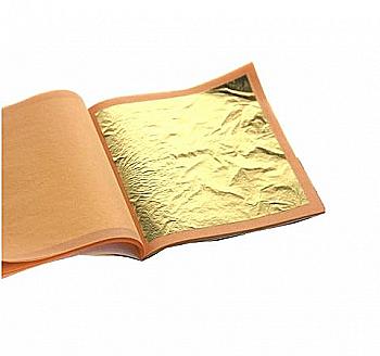 Поталь вільна, ЗОЛОТО, №2,0. 14*14см, Trim, 25лист. DK25201 Поталь вільна, ЗОЛОТО, №2,0. 14*14см, Trim, 25лист. DK25201