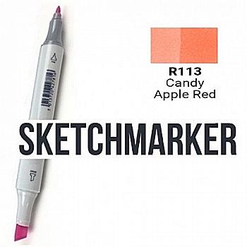 Маркер SKETCHMARKER, 2 пера: долото и тонкое, Candy Apple Red - Красное яблоко в карамели, SM-R113 Маркер SKETCHMARKER, 2 пера: долото и тонкое, Candy Apple Red - Красное яблоко в карамели, SM-R113