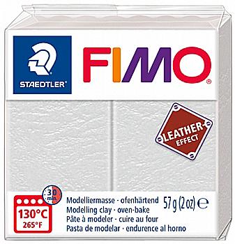Пластика Leather-effect, Слонова кістка, 57 г, Fimo Пластика Leather-effect, Слонова кістка, 57 г, Fimo