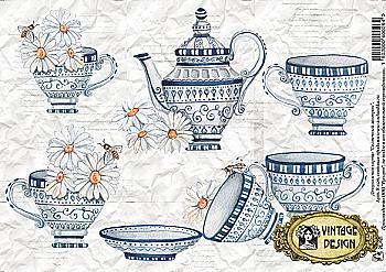 Карта декупажна A4 Сонячний сніданок, 40 г/м², S 026