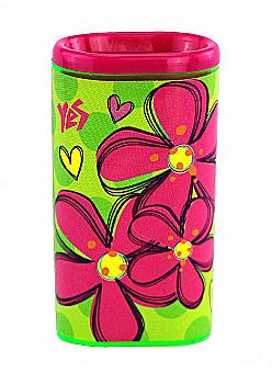 Чинка бочонок "Flowers" YES, 620277 Чинка бочонок "Flowers" YES, 620277