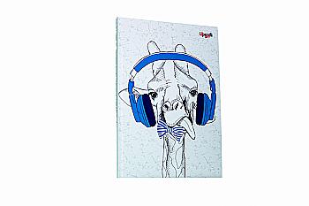 Блокнот А5 "Music note giraffe", 00183, TM Profiplan  Блокнот А5 "Music note giraffe", 00183, TM Profiplan