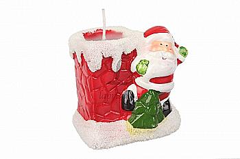 Декор новорічний, свічка, 5-49240