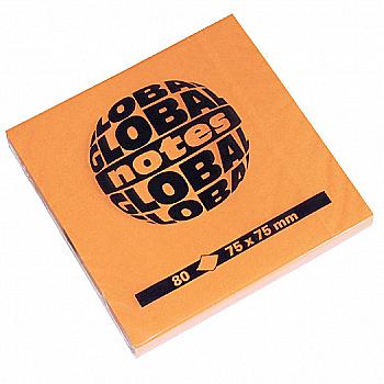 Папір з липким шаром GN 75*75*80 neon orange ( помаран.), 68.127 Папір з липким шаром GN 75*75*80 neon orange ( помаран.), 68.127