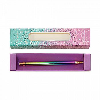 Ручка кулькова кнопкова металева, з градієнтом, WB162 Ручка кулькова кнопкова металева, з градієнтом, WB162