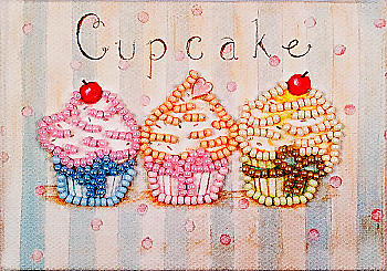 Магніт для вишивання бісером 7*10 см, FLA-072