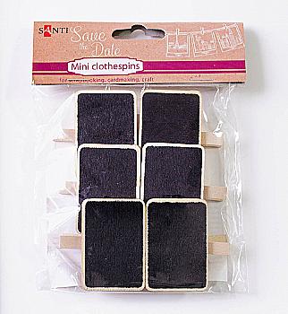 Набір прищіпок "Таблички-2" 6 шт, 740733