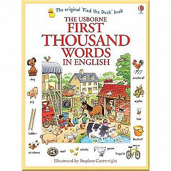 Книга "First Thousand Words in English" (а) (2894)