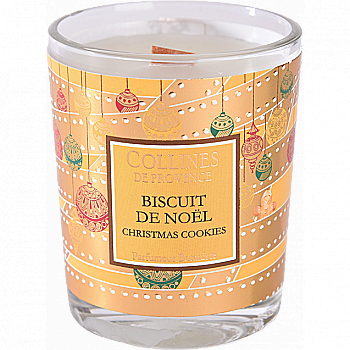 Свеча "Рождественское печенье" 75 г, C3045BIN, Collines de Provence Свеча "Рождественское печенье" 75 г, C3045BIN, Collines de Provence