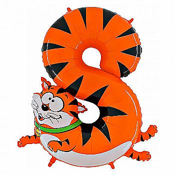 Куля повітряна 40" Цифра 8 Кіт Ф, 1207-1690 Куля повітряна 40" Цифра 8 Кіт Ф, 1207-1690