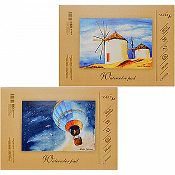 Склейка для акварелі Gold А3, 200 г/м², 20 арк, Smiltainis Склейка для акварелі Gold А3, 200 г/м², 20 арк, Smiltainis