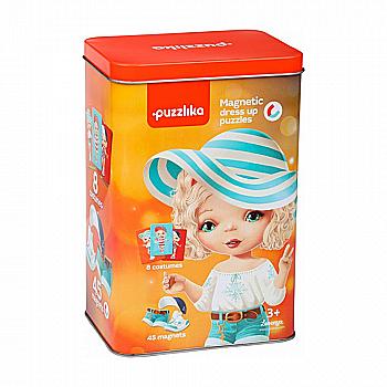 Магнітна гра-пазли "Ляльки 1", 14286 Магнітна гра-пазли "Ляльки 1", 14286