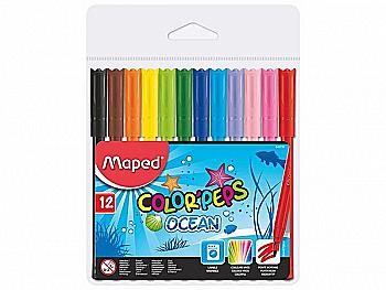 Фломастери 12 кол. Color Peps Ocean, MP.845720 Фломастери 12 кол. Color Peps Ocean, MP.845720