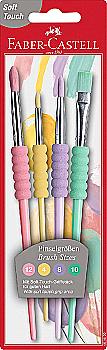 Набор кисточек 4 шт Pastel, 481620 Faber-Castell Набор кисточек 4 шт Pastel, 481620 Faber-Castell