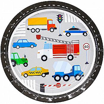 Тарелка Машинки, 17 см 6 од., 1502-4670