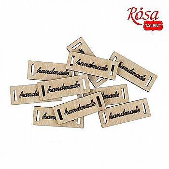 Міні-заготовка Тег "Handmade 2", фанера, 4*1,5 см, 1 шт, Rosa Talent (10) Міні-заготовка Тег "Handmade 2", фанера, 4*1,5 см, 1 шт, Rosa Talent (10)