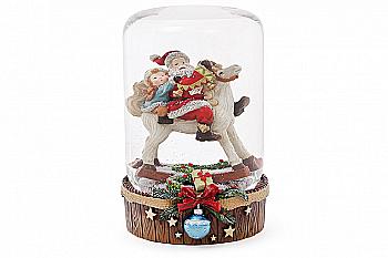 Куля водяна "Санта на коні" 14,5 см, 559-280 Куля водяна "Санта на коні" 14,5 см, 559-280