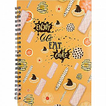 Блокнот А5 96 арк. на спирали, тверд. обл., BBH-1, 8032-09-A