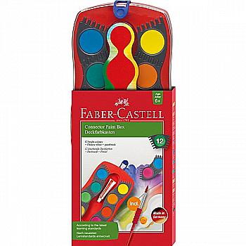 Фарби акварельні сухі 12 кол. Connector, 125023 Faber-Castell *** Фарби акварельні сухі 12 кол. Connector, 125023 Faber-Castell ***