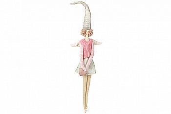 Декор підвісний "Фея" 60 см, рожевий, 743-329 Декор підвісний "Фея" 60 см, рожевий, 743-329