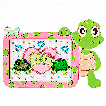 Магніт для вишивання бісером з фігурною рамкою, FLD-012