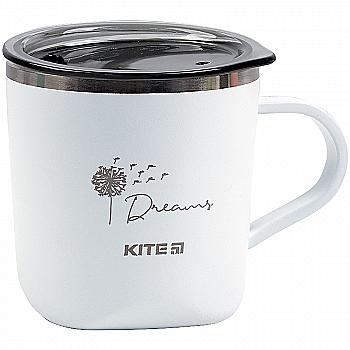 Термокружка белая 260 мл, K21-324-01