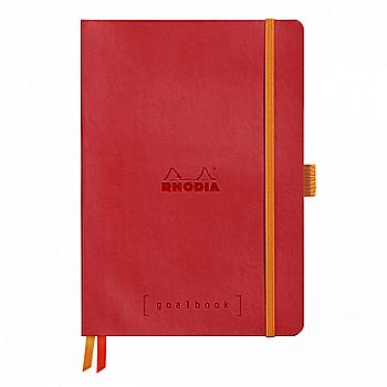 Блокнот А5 124 арк. Goalbook, в крапку, м`яка обкл., на гумці, папір сл.кістка, маковий, 117753C Блокнот А5 124 арк. Goalbook, в крапку, м`яка обкл., на гумці, папір сл.кістка, маковий, 117753C