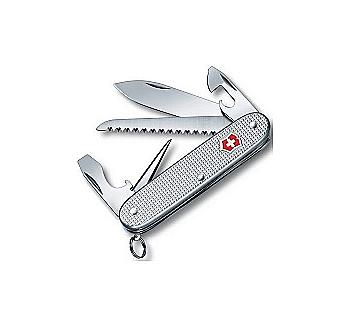 Нож Farmer, 93 мм/9предм/рифл. серебро Vx08241.26