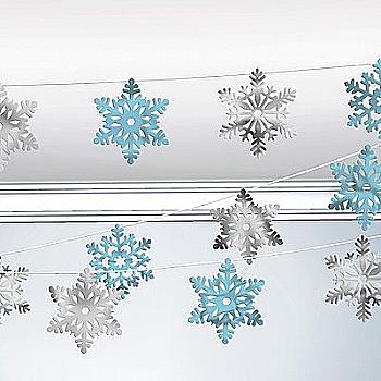 Гірлянда на льосці Сніжинка 30,5 м, 1505-0242