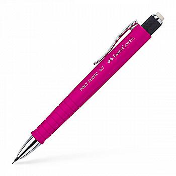 Олівець механічний 0,7 мм Poly Matic, рожевий, 133328 Faber-Castell Олівець механічний 0,7 мм Poly Matic, рожевий, 133328 Faber-Castell