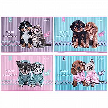 Альбом для рисования 24 л., скоба, SP, SP21-242