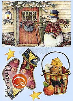 Карта декупажна А4 Шотландські мотиви, 45 г/м², 00792