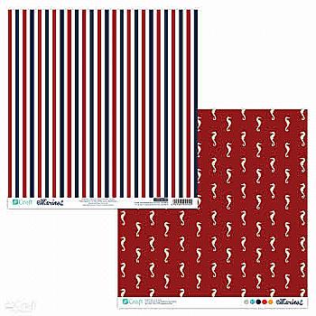 Папір двосторонній 30,5*30,5 см Морський 03, PYDU-009-P03 DpCraft Папір двосторонній 30,5*30,5 см Морський 03, PYDU-009-P03 DpCraft