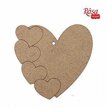 Заготовка Сердце 15, ДВП, 10*10,4 cм, Rosa Talent (4) Заготовка Сердце 15, ДВП, 10*10,4 cм, Rosa Talent (4)