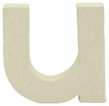 Заготовка из папье-маше Буква-крафт "u" 1,5*8,5*8,5 см, AC833C ТМ "Clairefontaine" Заготовка из папье-маше Буква-крафт "u" 1,5*8,5*8,5 см, AC833C ТМ "Clairefontaine"