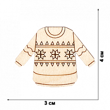 Заготовка дерев`яна для декорування, FLC-214