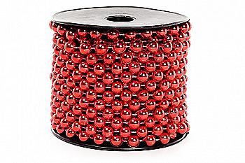 Намисто пластикове 8 мм*10 м, червоне, 147-711 Намисто пластикове 8 мм*10 м, червоне, 147-711