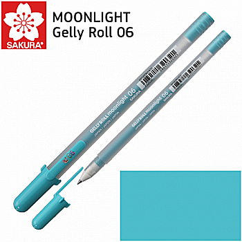 Ручка гелевая Moonlight Gelly Roll 06, Зелено-голубой, Sakura Ручка гелевая Moonlight Gelly Roll 06, Зелено-голубой, Sakura