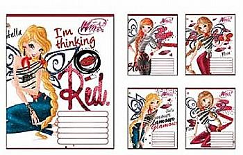 Зошит 12 лін. ЗУ Winx red-16 (8670) Зошит 12 лін. ЗУ Winx red-16 (8670)