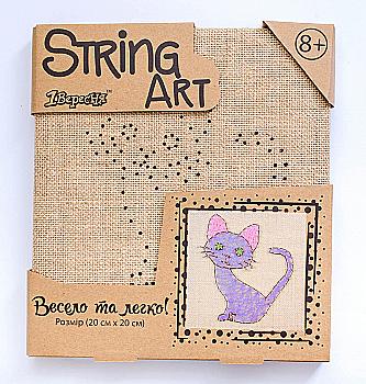 Набор для творчества Стринг-арт "Кот", 952909
