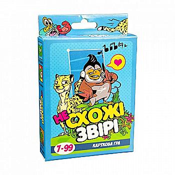 Гра карткова "Несхожі звірі" (укр) 30223, ТМ "Strateg" Гра карткова "Несхожі звірі" (укр) 30223, ТМ "Strateg"