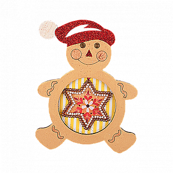 Іграшка ялинкова для вишивання бісером, FLE-026 Іграшка ялинкова для вишивання бісером, FLE-026