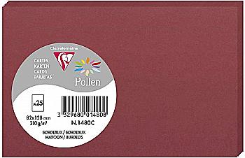 Заготівка для листівок Pollen 82*128 мм/210 г, Maroon/Темно-бордовий, 1480C Заготівка для листівок Pollen 82*128 мм/210 г, Maroon/Темно-бордовий, 1480C