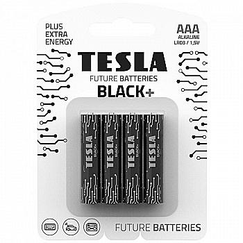 Батарейка TESLA LR03 AAА BLACK+ лужна (4 шт/бл.) ціна за бл.