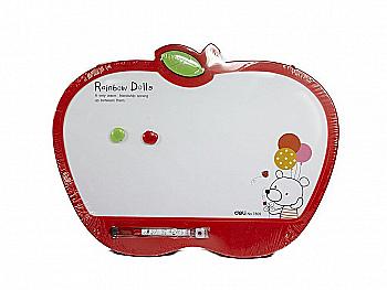 Дошка дитяча Deli 7809Е 30х40 "Яблуко" з маркером, кольор рамка (43568) Дошка дитяча Deli 7809Е 30х40 "Яблуко" з маркером, кольор рамка (43568)