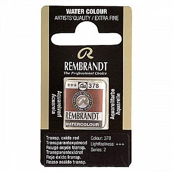 Краска акварельная Rembrandt 378 Пермь. красный оксид, кювета, Royal Talens Краска акварельная Rembrandt 378 Пермь. красный оксид, кювета, Royal Talens